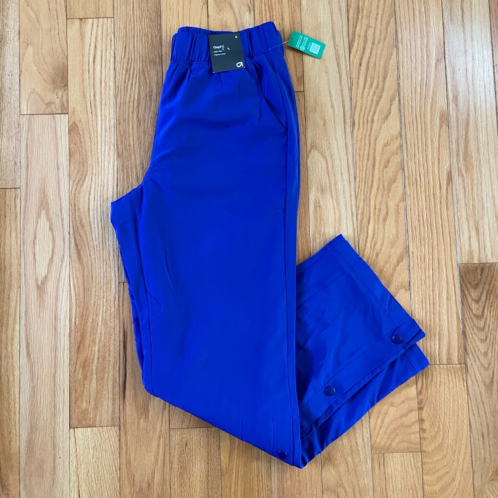 GapFit Snap Hem Fleece Lined Track Pants Size Small